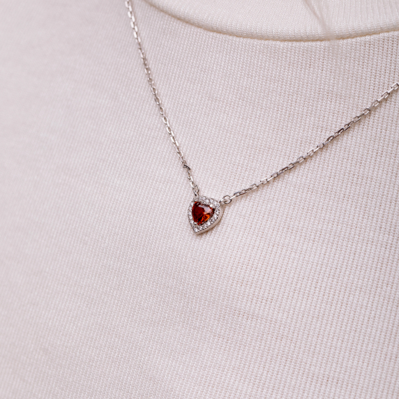 Срібне кольє &amp;quot;Серце&amp;quot; - 4