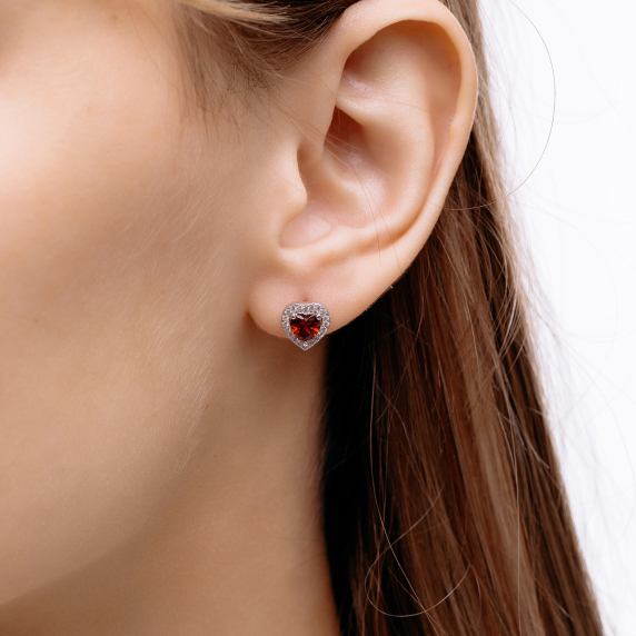 Срібні сережки &amp;quot;Серце&amp;quot; - 2