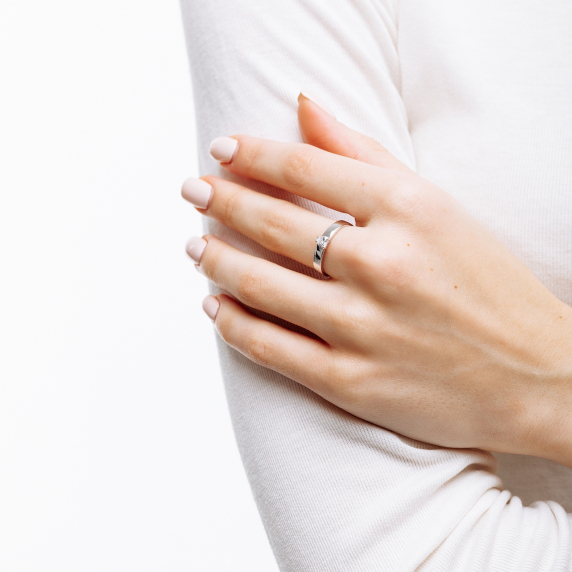 Срібна каблучка &amp;quot;Серце&amp;quot; - 4