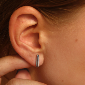 Серебряные пусеты