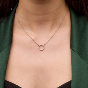 Серебряное колье