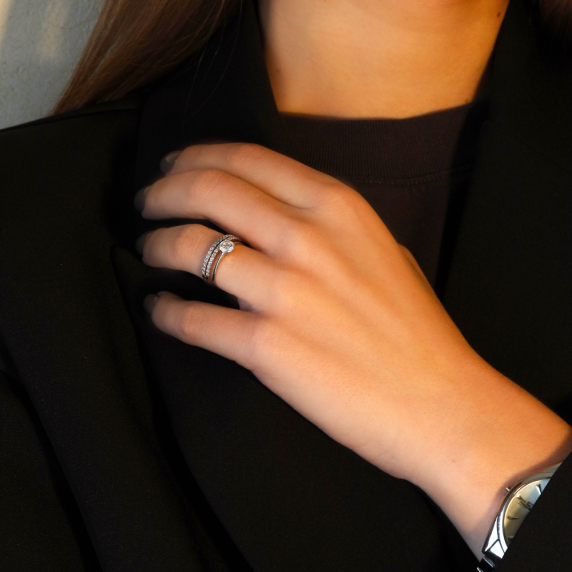 Серебряное кольцо - 1