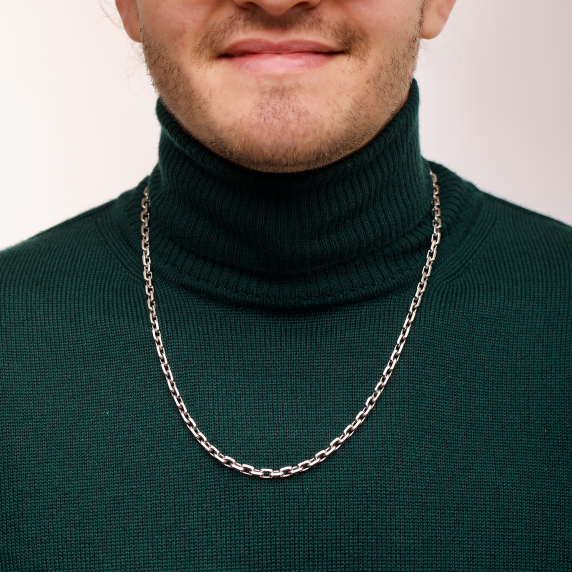 Серебряная цепочка &amp;quot;Якорь&amp;quot; 65р - 4