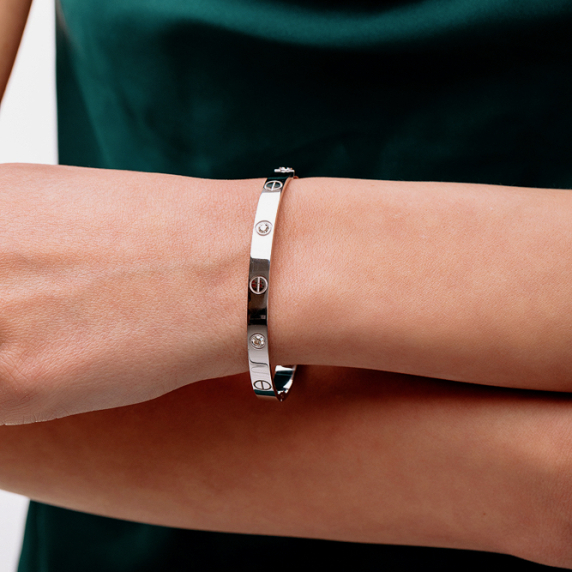 Золотой браслет &amp;quot;Любовь&amp;quot; - 2