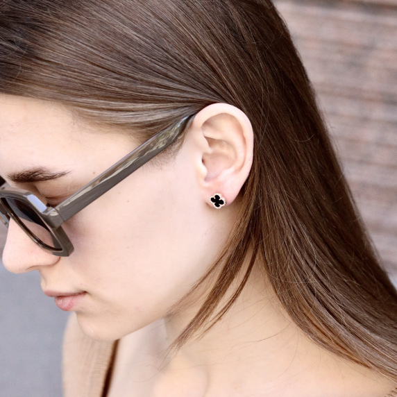 Золотые пусеты &amp;quot;Cloveria&amp;quot; - 5