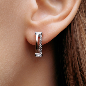 Срібні сережки