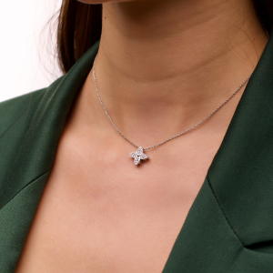 Серебряное колье