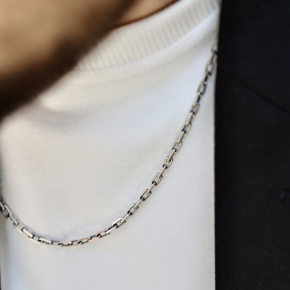 Срібний ланцюг &amp;quot;Якір&amp;quot; 60р - 2