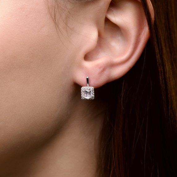 Серебряные серьги &amp;quot;Калипсо&amp;quot; - 1