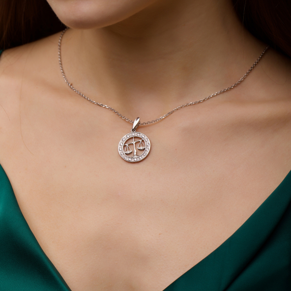 Срібна підвіска &amp;quot;Терези&amp;quot; - 1