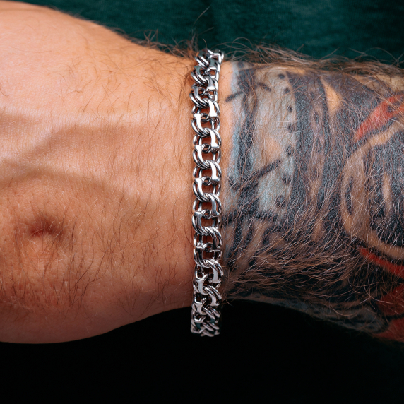 Срібний браслет "Козацький Бісмарк" - 3 Срібний браслет "Козацький Бісмарк" - 3