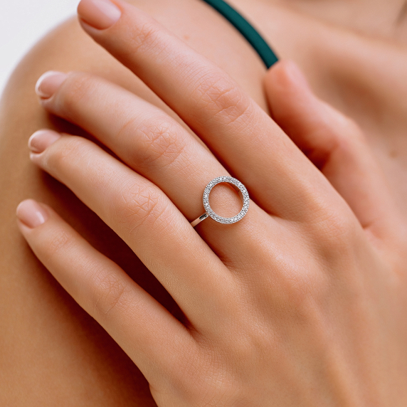 Срібна каблучка &amp;quot;Око&amp;quot; - 1