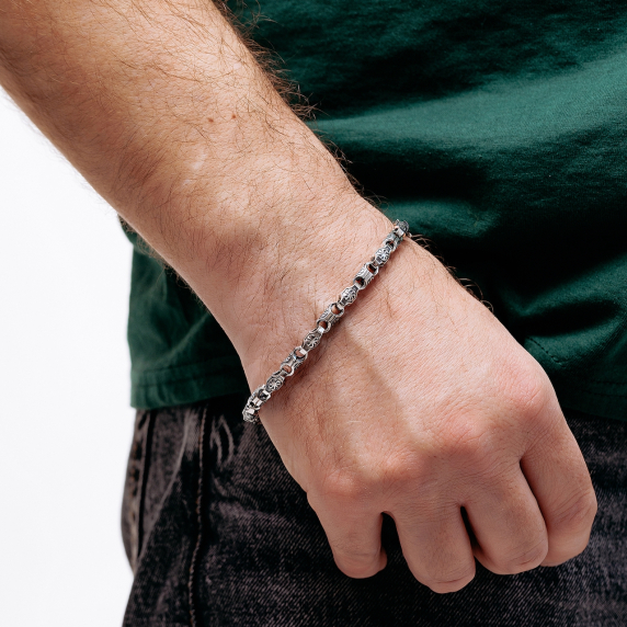 Серебряный браслет &amp;quot;Арктика&amp;quot; - 6