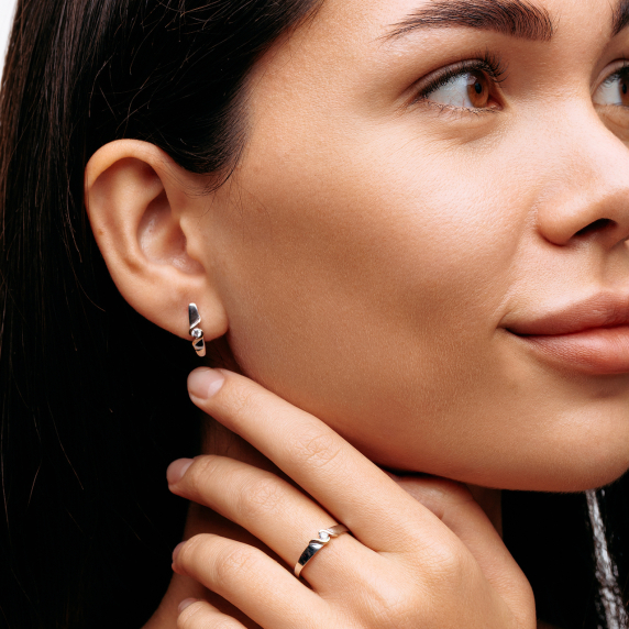 Серебряные серьги - 7