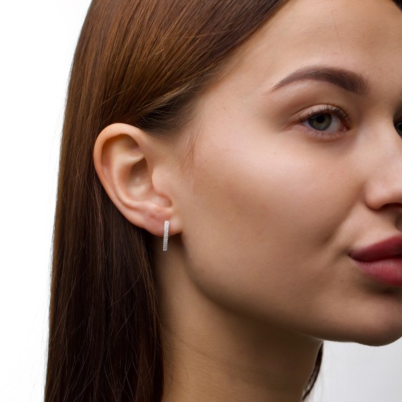 Срібні сережки &amp;quot;Сяйво&amp;quot; - 3